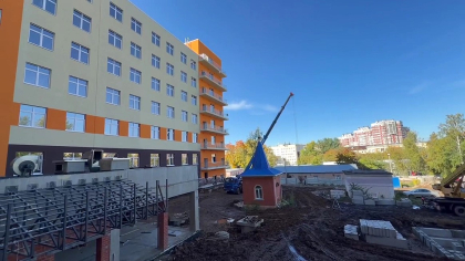 Строительство нового онкодиспансера в Саранске вышло на финальную стадию